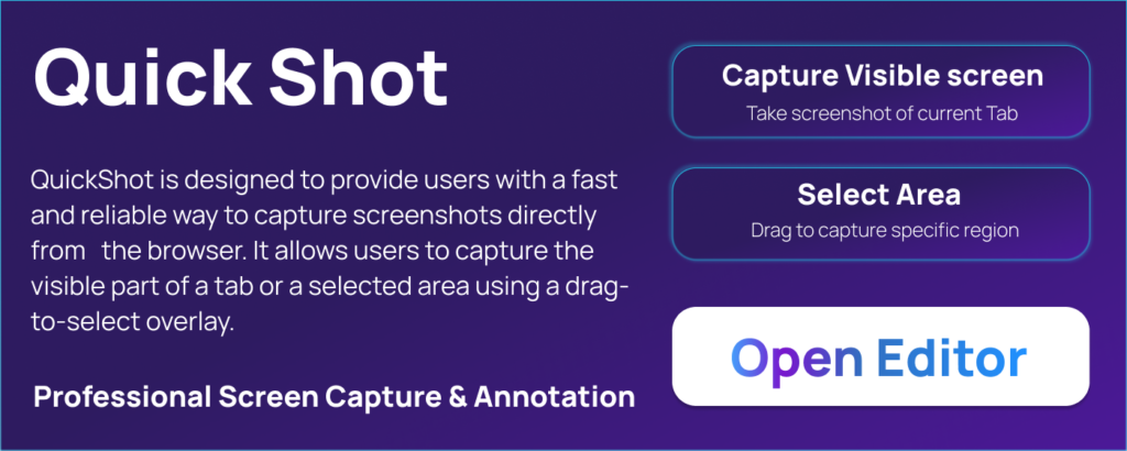 Capture Screenshots Easily with QuickShot