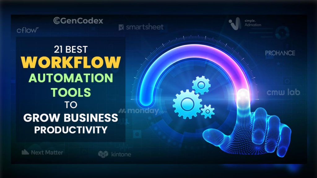 The Best Workflow Management Software for Teams and Businesses management dashboard showing task automation, team collaboration, project tracking, productivity monitoring, and business workflow optimization.