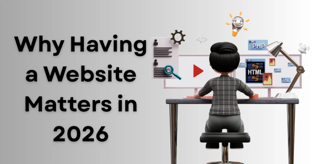 How to Build a Website in 2026 showing website creation design SEO optimization and online business growth
