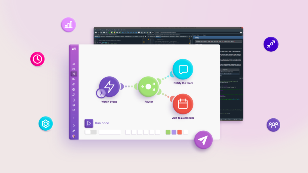 No-Code automation tools for simplifying workflows, automating tasks, connecting apps and saving time.No-code automation tools connecting apps and services to simplify repetitive workflows and save time